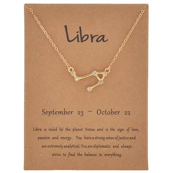 LIBRA Constellation Necklace 🌌 - Picture 1 of 1